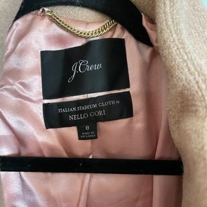 J.Crew Italian wool Jacket size 8, Camel colored